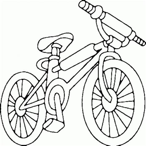 Coloriage Vélo VTT de sport dessin gratuit à imprimer