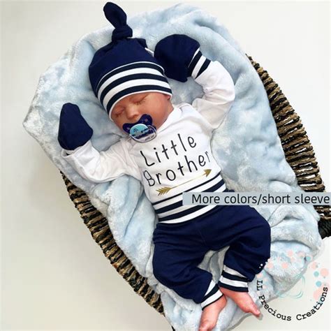 Little Brother Outfit Take Home Baby Boy Outfit Newborn Set - Etsy