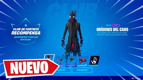 YA DISPONIBLE LA NUEVA SKIN DEL CLUB DE FORTNITE OCTUBRE GAMEPLAY