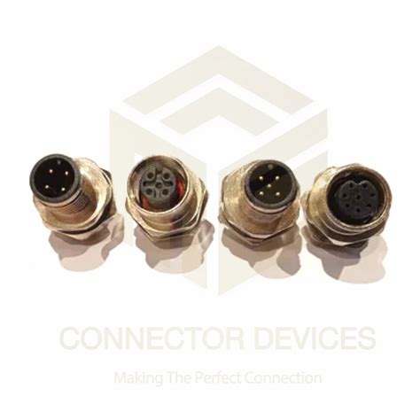 Metal M12 Sensor Connectors Bulkhead Size 12mm At Rs 250piece In Mumbai