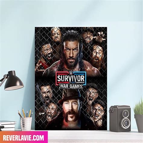 It Aint No Game It Is War WWE Survivor Series War Games Poster - REVER ...