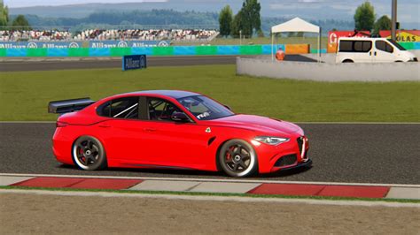 Assetto Corsa Alfa Romeo Giulia Hommage Dtm Magny Cours Circuit Youtube