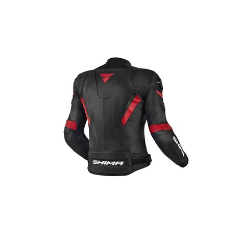 Kurtka motocyklowa skórzana Shima Chase Jacket black red Motocyklistka