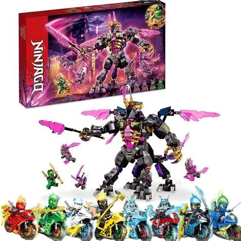 Tương thích với LEGO Ninjago Crystal King Mecha Khối xây dựng lắp ráp