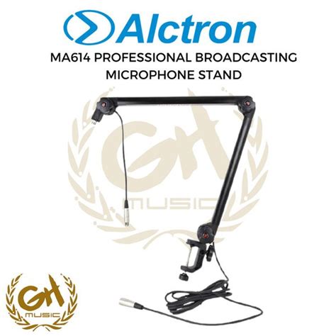 Jual ALCTRON MA614 PRO BROADCAST PODCAST RECORDING MICROPHONE ARM STAND