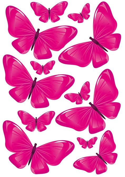 Mariposas Para Decorar La Pared Con Forma De Corazón