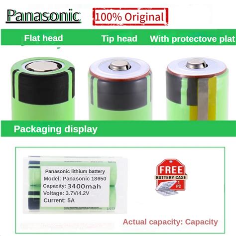 Panasonic Rechargeable Battery Ncr B Mah V Lithium