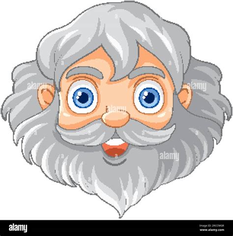 Old man face cartoon illustration Stock Vector Image & Art - Alamy