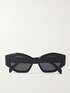 CELINE EYEWEAR Triomphe Cat Eye Acetate Sunglasses NET A PORTER