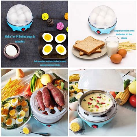 Hard Boiled Egg Cooker Multifunctional Egg Steamer Egg Cooker Double Layer Household Egg Boiling