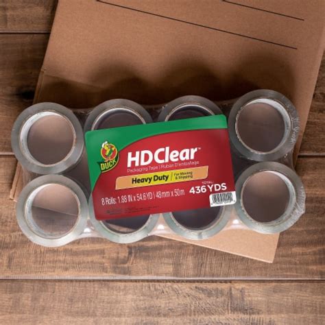 Duck Heavy Duty Carton Packaging Tape X Yards Clear Pack