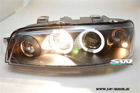 Angel Eye Scheinwerfer Fiat Punto Typ 188 99 03 2 LED Standlichtringe