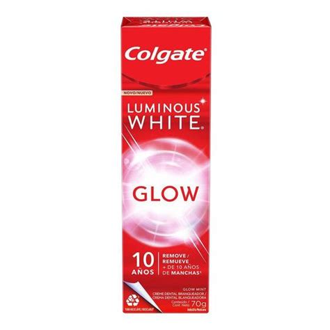 Creme Dental Colgate Luminous White Glow Clareador G Creme E Gel