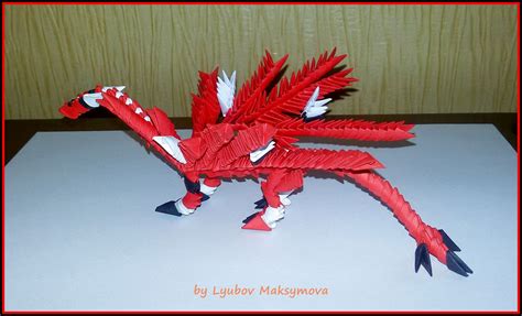 3d Origami Mini Dragon