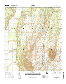 Alaska Topo Map Mount Hayes D-4 SW