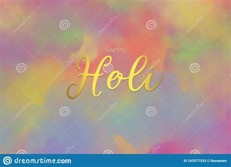 Holi Lettering Hand Written Holi Poster Modern Hand Lettering Holi