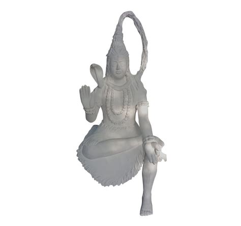 White Fiber Shiva Statue Temple At Rs In Mahoba Id