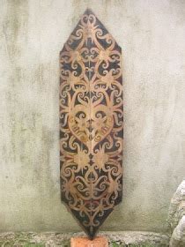 ukiran terabai iban simple principles  decorative design fig