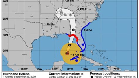 Hurricane Helene: Latest updates, projected path, spaghetti model