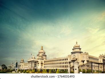 Vidhana Soudha Beautiful View Full View Stock Photo 1764031493 ...