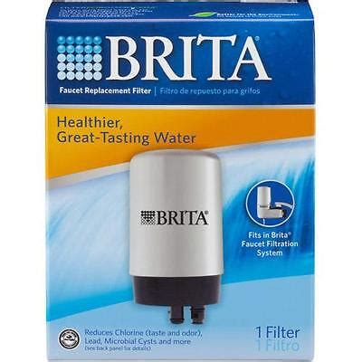 NEW Brita On Tap Faucet Water Filter System Replacement Filters, Chrome ...