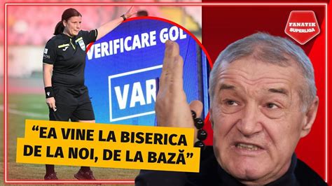 Gigi Becali DEZVALUIRE ULUITOARE Despre ARBITRUL VAR De La FCSB FC