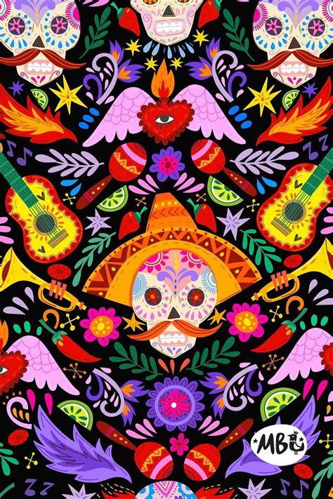 Dia Los Muertos By Marusha Belle Mexican Paintings Ideas Mexican Art