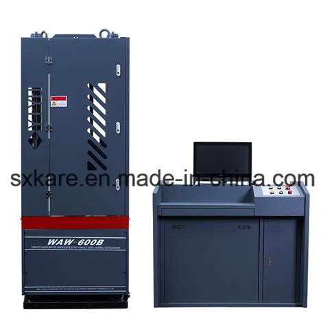 Computerized Electro Hydraulic Type Servo Universal Testing Machine Waw 600b China Universal