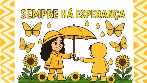 Mural para o Setembro Amarelo para Imprimir