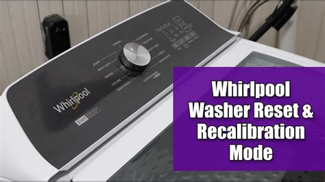 How To Reset A Newer Maytag Or Whirlpool Washing Machine Factory