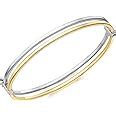 Carissima Gold Women S Ct Colour Gold Double Tube Bangle Amazon