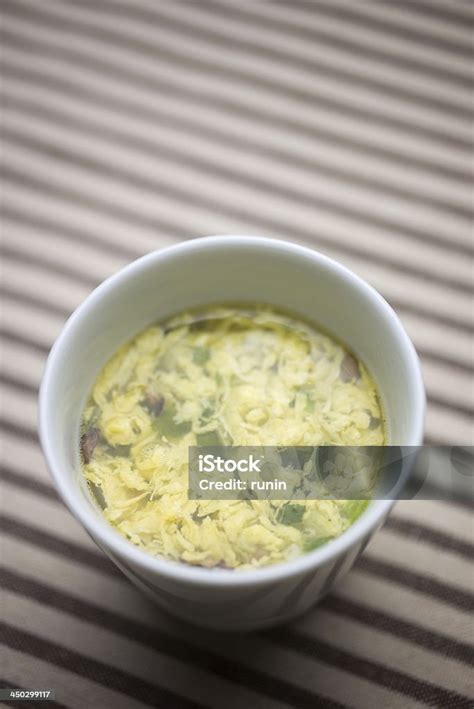 Japanese Cuisine Tamago Supu Egg Soup Stock Photo - Download Image Now - Breakfast, Brunch ...