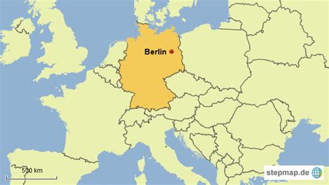 Berlin On Map Of Europe Map