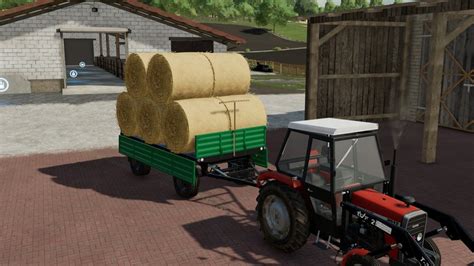 FS22 Autosan D46 Bale Autoload v 1 0 bale transport Mod für Farming