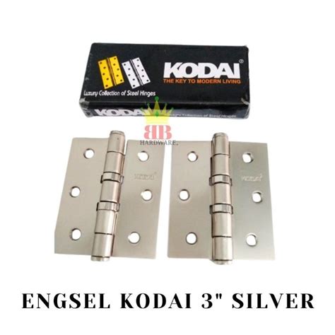 Jual ENGSEL KODAI 3 INCH SILVER ENGSEL JENDELA PINTU TEBAL MURAH