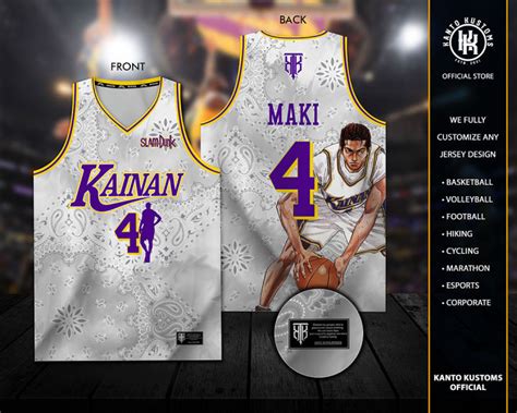 Kanto Kustoms X Slam Dunk Collection Basketball Jersey Kainan