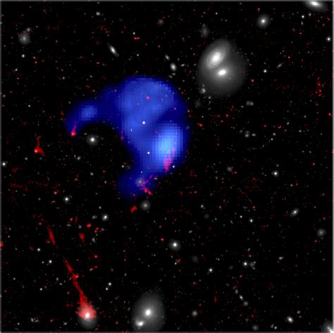 Cloud of Gas Found Lurking in Galaxy Cluster - CosmoQuest