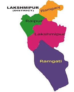 Lakshmipur District Map of Bangladesh - Photos for you | Latest ...