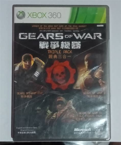 Gears Of War Triple Pack Xbox 360 Game Video Gaming Video Games Xbox