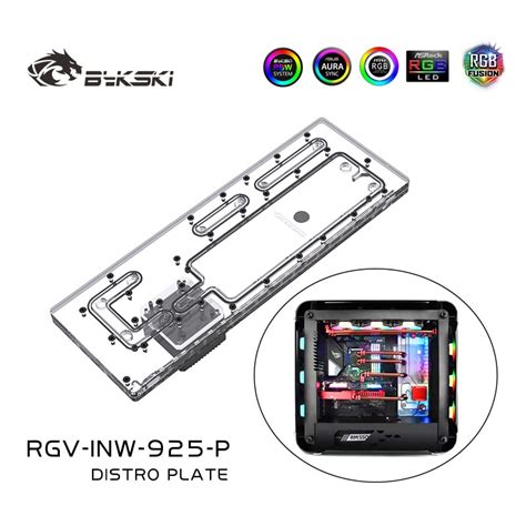 Bykski Acr Lico Distro Placa Placa Reservat Rio Para Em Win 925