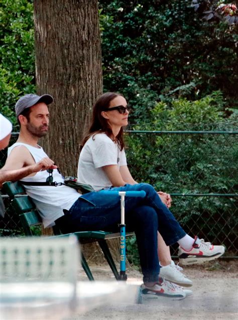 Natalie Portman wipes away tears as she reunites with husband after his