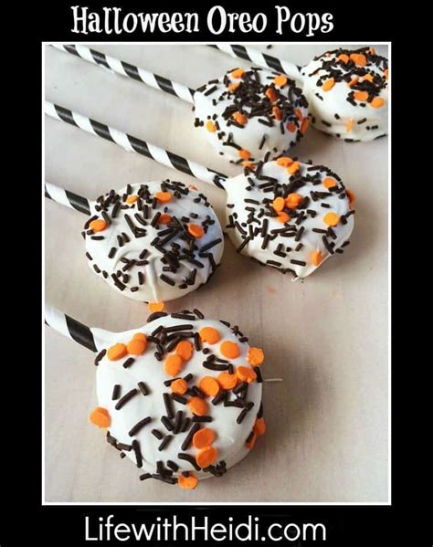 Halloween Oreo Pops Recipe Oreo Pops Halloween Cake Pops Halloween Oreos