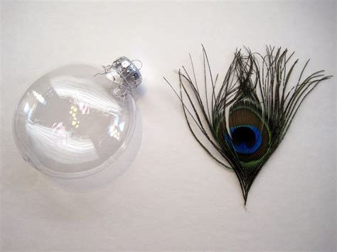 Circles Of Sunshine: DiY Chevron & Peacock Feather Ornaments