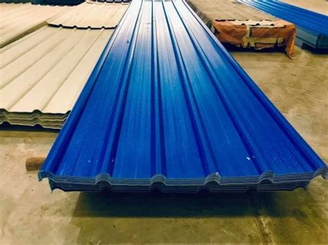 Coated Cold Rolled Blue Upvc Roofing Sheets At Rs Sq Ft In Aluva