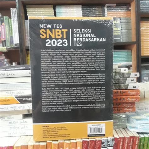 Jual Promo Buku New Tes Snbt Seleksi Nasional Berdasarkan Tes 2023