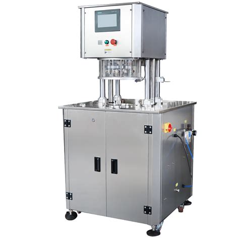 Semi Auto Single Chamber Vacuum Nitrogen Flushing Sealing Machine Can