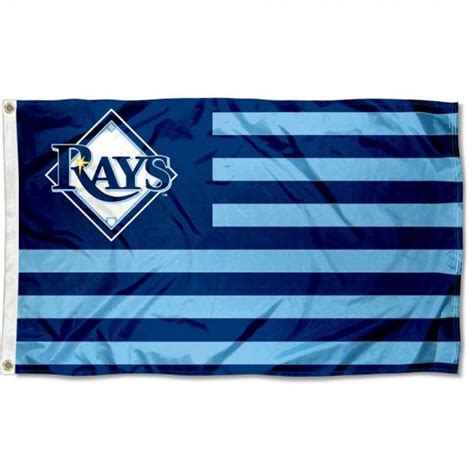 Tampa Bay Rays Custom Mlb Flag Banner 3x5 Ft 90x150cm Free Logo Design