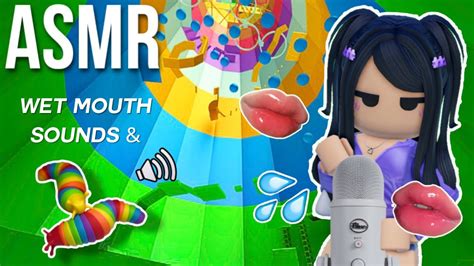 Roblox Asmr Tower Of Hell Wet Mouth Sounds Rainbow Slug Fidget