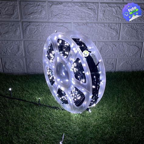 Luz Led Lineal 50 Metros 500 Led Luces Navidad Cable Verde 150