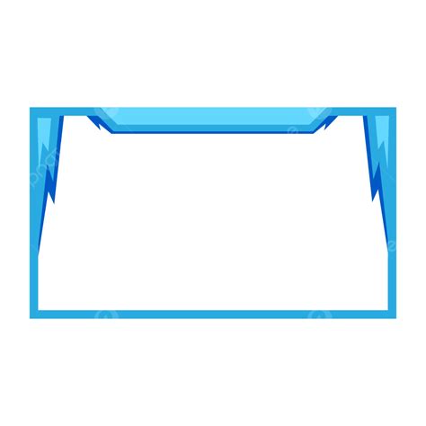 Twitch Overlay Vector Png Images Twitch Live Streaming Overlay Blue